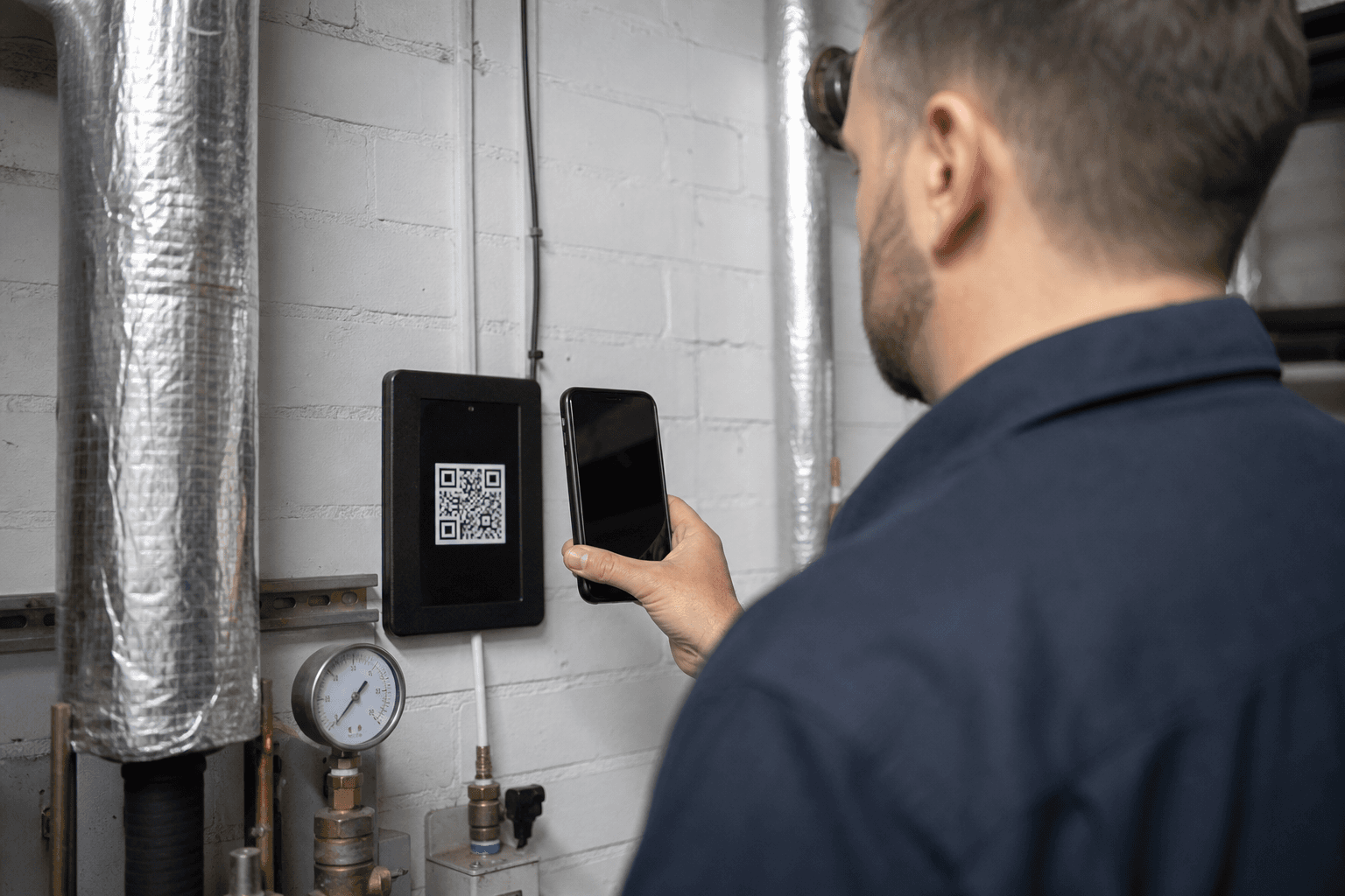 Scanning an Anchor Board at a loading bay.